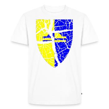 Ede (Netherlands) - Men's Premium Organic T-Shirt - white - Front - Nico (187cm)