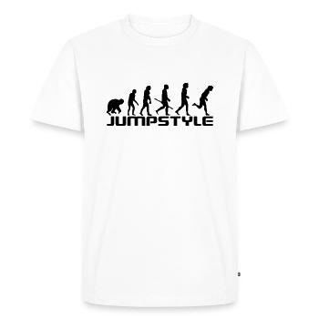 Evolution Jumpstyle 2 - T-shirt Premium bio Homme - blanc - Devant - Nico (187cm)