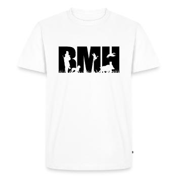BMH BAVARIAN MOUNTAIN HOUND Hunting Dogs Wilsigns - Men's Premium Organic T-Shirt - white - Front - Nico (187cm)