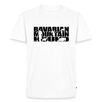 BAVARIAN MOUNTAIN HOUND Hunting Dogs Hunting Wilsigns - Men's Premium Organic T-Shirt - white - Front - Nico (187cm)