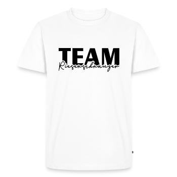 TEAM Schnauzer Géant Chiens Chiens Wilsigns IGP - T-shirt Premium bio Homme - blanc - Devant - Nico (187cm)