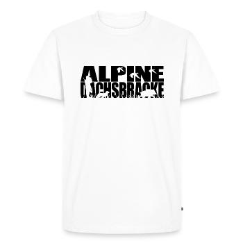 ALPINE DACHSBRACKE Hunting dogs Hunting dog Wilsigns - Men's Premium Organic T-Shirt - white - Front - Nico (187cm)