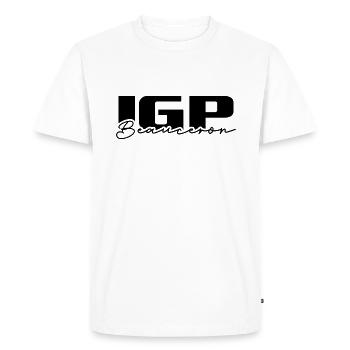IGP BEAUCERON Dog Sport Wilsigns Dog Dog - Men's Premium Organic T-Shirt - white - Front - Nico (187cm)