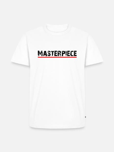 Masterpiece - Männer Premium Bio T-Shirt - Weiß