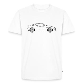 Alfa GTV6 - T-shirt Premium bio Homme - blanc - Devant - Nico (187cm)