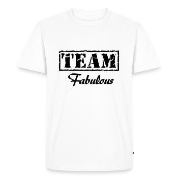 Team Fabulous - T-shirt Premium bio Homme - blanc - Devant - Nico (187cm)