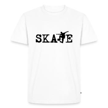 Skate - skateboarder - gift - skate - board - Men's Premium Organic T-Shirt - white - Front - Nico (187cm)