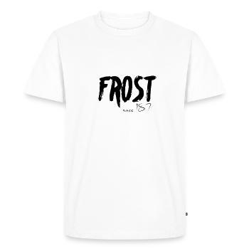 187 Frost - Men's Premium Organic T-Shirt - white - Front - Nico (187cm)