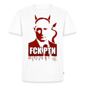 Blutin - T-shirt Premium bio Homme - blanc - Devant - Nico (187cm)