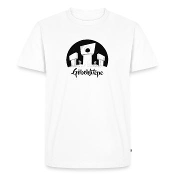 Gobeklitepe - T-shirt Premium bio Homme - blanc - Devant - Nico (187cm)