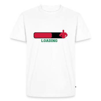 Loading - Men's Premium Organic T-Shirt - white - Front - Nico (187cm)