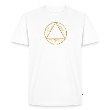 « Vous êtes surveillé » - T-shirt Premium bio Homme - blanc - Devant - Nico (187cm)