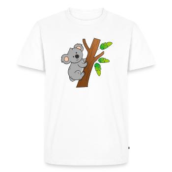 Koala - T-shirt Premium bio Homme - blanc - Devant - Nico (187cm)