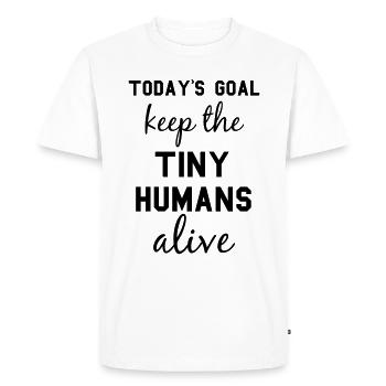 Funny Mum - T-shirt Premium bio Homme - blanc - Devant - Nico (187cm)