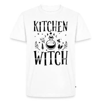 Cuisine sorcière - idées cadeaux pour les sorcières - T-shirt Premium bio Homme - blanc - Devant - Nico (187cm)