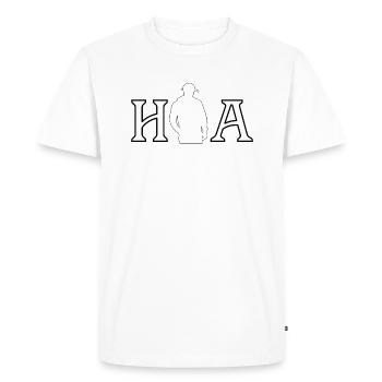 Hustler's Ambition Serie5 - T-shirt Premium bio Homme - blanc - Devant - Nico (187cm)