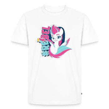 My Little Pony Rebel Et Zipp Storm - T-shirt Premium bio Homme - blanc - Devant - Nico (187cm)