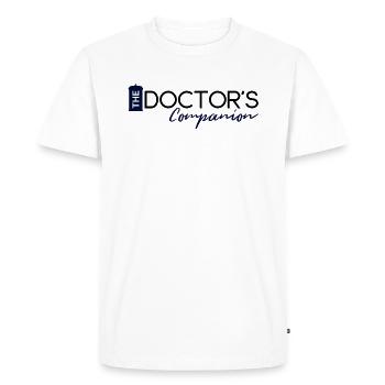 Companion of the doctor - Men's Premium Organic T-Shirt - white - Front - Nico (187cm)
