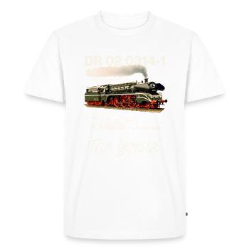 DR 02 0314-1 THE LEGEND 18-314 Steam locomotive locomotive - Men's Premium Organic T-Shirt - white - Front - Nico (187cm)