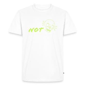 Not in the mood Today - funny, cool saying - Men's Premium Organic T-Shirt - white - Front - Nico (187cm)