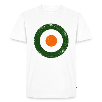 target irish vintage - T-shirt Premium bio Homme - blanc - Devant - Nico (187cm)