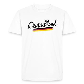 Germany - Germany - Federal Republic of Germany - Men's Premium Organic T-Shirt - white - Front - Nico (187cm)