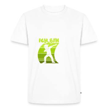 6ème anniversaire Dabbing cadeau 6 ans - T-shirt Premium bio Homme - blanc - Devant - Nico (187cm)