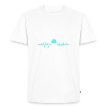 Je suis un ambulancier exceptionnel - T-shirt Premium bio Homme - blanc - Devant - Nico (187cm)