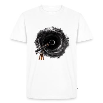 The cosmos and its objects are full of mysteries - Men's Premium Organic T-Shirt - white - Front - Nico (187cm)