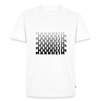 Mannheim - Mannheim Block - T-shirt Premium bio Homme - blanc - Devant - Nico (187cm)