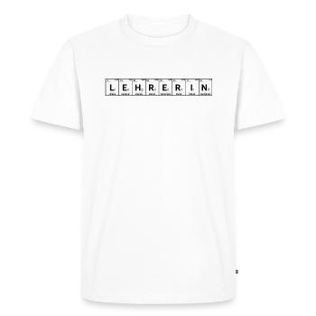 Teacher elements - Men's Premium Organic T-Shirt - white - Front - Nico (187cm)