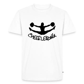 Cheerleading, Cheerleader - Men's Premium Organic T-Shirt - white - Front - Nico (187cm)