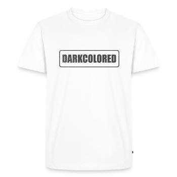Couleur foncée - T-shirt Premium bio Homme - blanc - Devant - Nico (187cm)