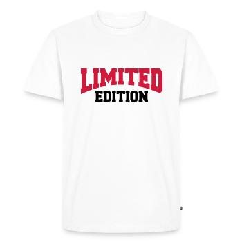 Limited Edition - T-shirt Premium bio Homme - blanc - Devant - Nico (187cm)