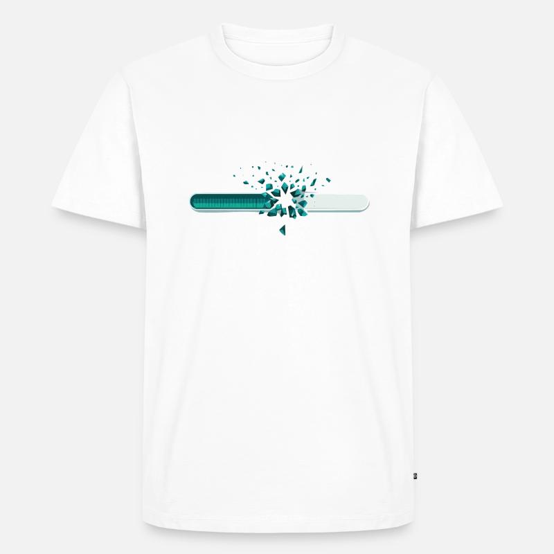 Monday Loading - Men's Premium Organic T-Shirt - white