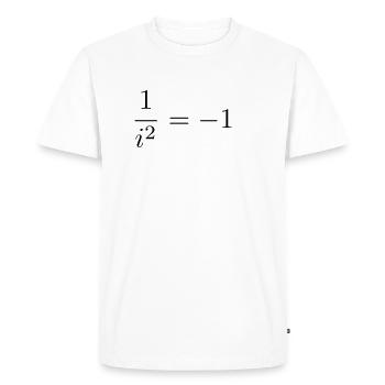 Unité imaginaire - T-shirt Premium bio Homme - blanc - Devant - Nico (187cm)