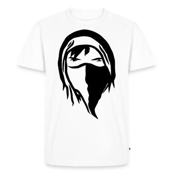 À capuche - Sports motorisés - Football - Ultra - T-shirt Premium bio Homme - blanc - Devant - Nico (187cm)
