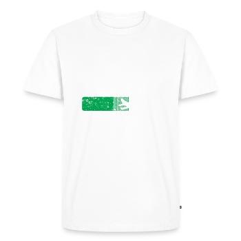 Pilot Pilot Saying - Men's Premium Organic T-Shirt - white - Front - Nico (187cm)