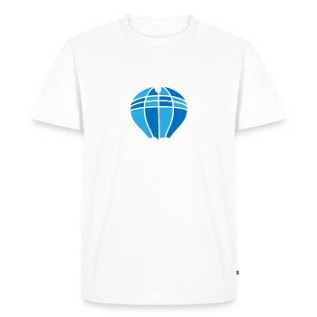 Montgolfière AirSpace Manager Air Balloon - T-shirt Premium bio Homme - blanc - Devant - Nico (187cm)