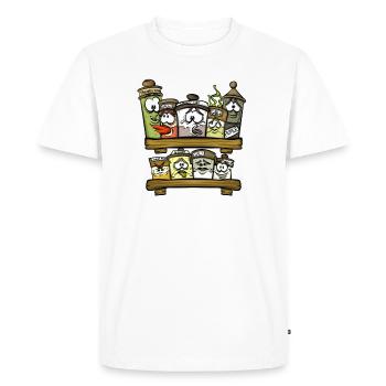 Cuisine Cuisine Spice Rack Spice Lover Cuisinier Chef - T-shirt Premium bio Homme - blanc - Devant - Nico (187cm)