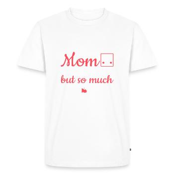 Latin Dance Salsa Mom Much Cooler Salsa - Men's Premium Organic T-Shirt - white - Front - Nico (187cm)