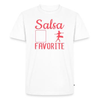 Salsa Is My Favorite Season Latin Dance Salsa - Men's Premium Organic T-Shirt - white - Front - Nico (187cm)