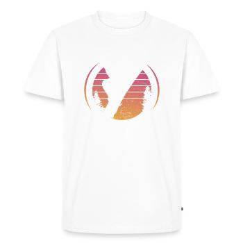 Snowboarding Slope Addict Snowboarder - Men's Premium Organic T-Shirt - white - Front - Nico (187cm)