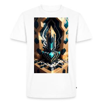 Blocs enchantés - T-shirt Premium bio Homme - blanc - Devant - Nico (187cm)