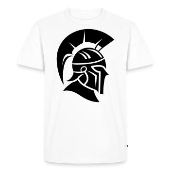 Sparta Guerrier Spartan - T-shirt Premium bio Homme - blanc - Devant - Nico (187cm)