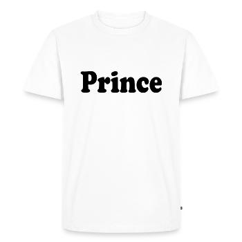 Prince - T-shirt Premium bio Homme - blanc - Devant - Nico (187cm)