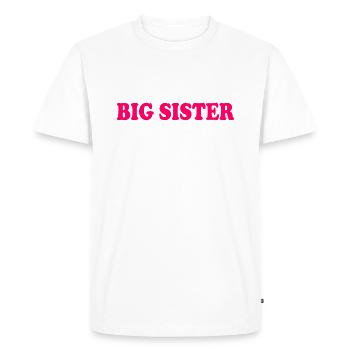 Big sister - T-shirt Premium bio Homme - blanc - Devant - Nico (187cm)