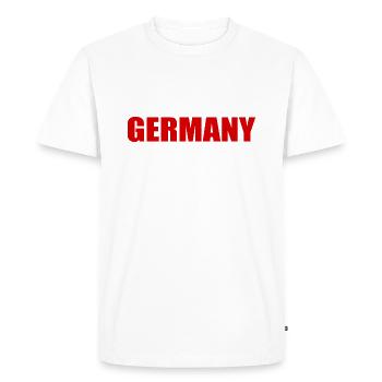 Germany - T-shirt Premium bio Homme - blanc - Devant - Nico (187cm)