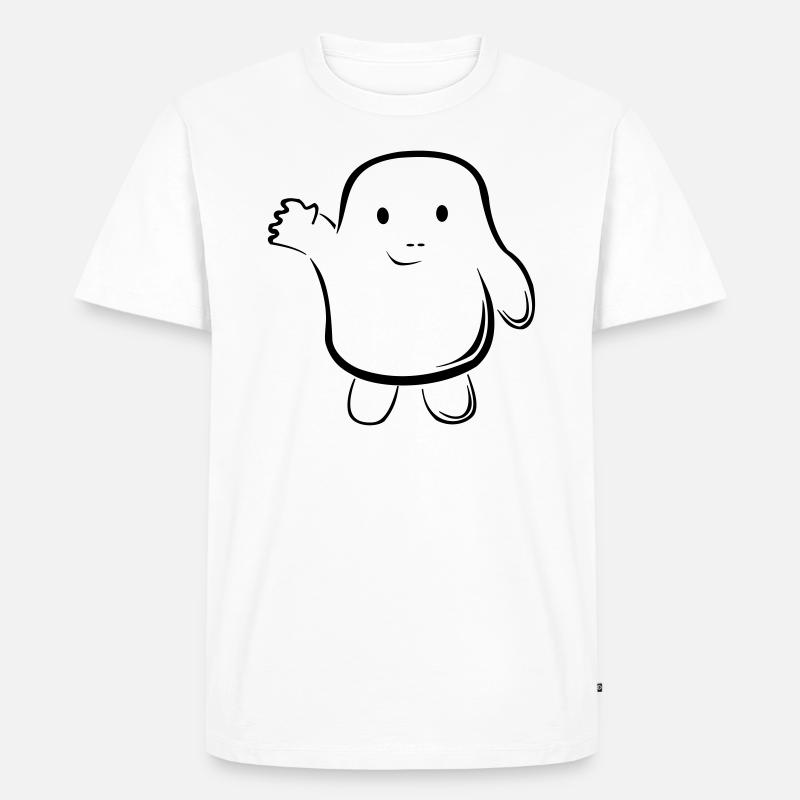 Adipose - Männer Premium Bio T-Shirt - Weiß