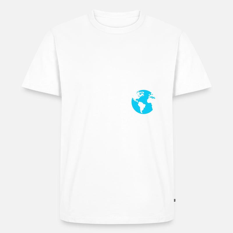 Evolution Geografielehrer - Männer Premium Bio T-Shirt - undefined